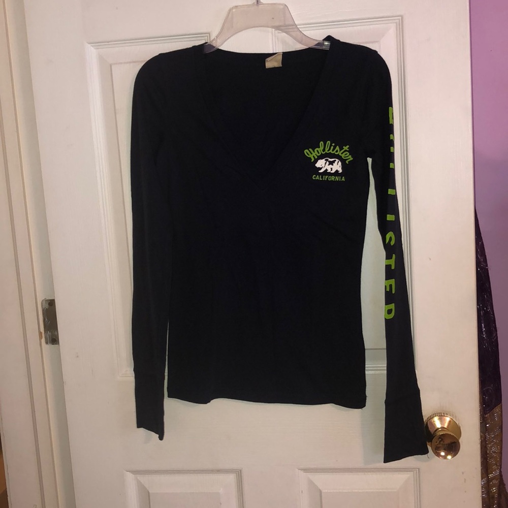 Super Dark Navy Blue Hollister Shirt